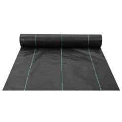 VEVOR 4FTx250FT Premium Heavy Duty Weed Barrier Landscape Fabric, 5OZ Woven Geotextile Fabric Under Gravel, High Permeability for Weed Blocker Weed Mat, Driveway Fabric, Weed Control Garden Cloth