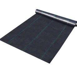 VEVOR 3FTx50FT Premium Weed Barrier Fabric Heavy Duty 5OZ, Woven Weed Control Fabric, High Permeability Good for Flower Bed, Geotextile Fabric for Underlayment, Polyethylene Ground Cover