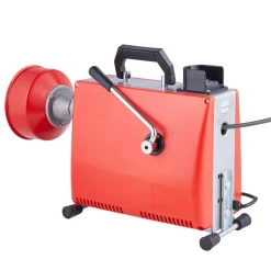 VEVOR 66FT x 5/8 Inch Drain Cleaner Machine, 250W Electric Sewer Snake Auger Manual Feed - with 7 Cutters, 2 Steel Cables (66' x 5/8
