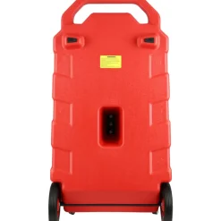 VEVOR Fuel Caddy, 32 Gallon, Portable Fuel Storage Tank On-Wheels, with 12V DC Transfer Pump, Gasoline Diesel Fuel Container with 8.2 ft Hose, Flow Rate 7L/min, for Trucks, Boats, Lawn Mowers