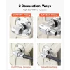 VEVOR Fuel Hose Reel, 1 inch x 33 ft Retractable, Spring Driven Auto Swivel Rewind, 300 PSI, Heavy-Duty Carbon Steel Construction with Industrial Grade Rubber Hose, for Diesel Fuel, Kerosene