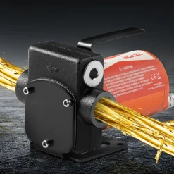 VEVOR Fuel Transfer Pump, 12V DC 5 GPM 1/10 HP, Portable Electric Diesel Transfer Pump with Auto Shut-Off Fuel Nozzle, Long Inlet & Outlet Hose for Gasoline, Diesel, Kerosene, Methanol Blends