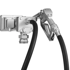 VEVOR Fuel Transfer Pump, 12V DC 15 GPM, Cast Iron Diesel Transfer Pump Kit, with Manual Shut-Off Nozzle, Discharge Hose, Overheat Protection, 1/3 HP Explosion-Proof, for Gasoline Diesel Kerosene