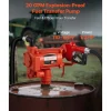 VEVOR Fuel Transfer Pump 110V, 20 GPM 76 L/min, AC Electric Oil Transfer Pump, with Auto Shut-Off Fuel Nozzle & Discharge Hose, High Flow Kit for Gasoline, Diesel, Kerosene, Biodiesel, Ethanol Blends