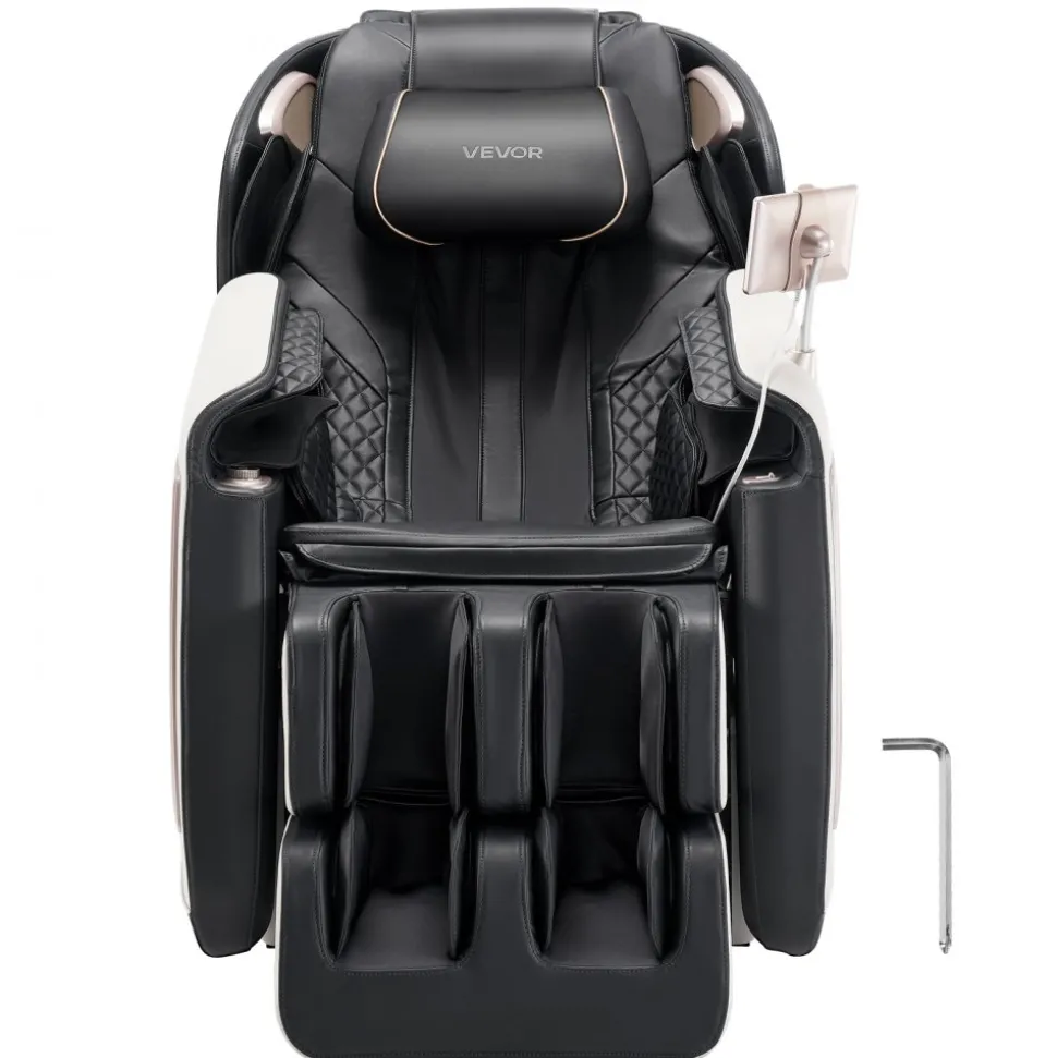 VEVOR Full Body Massage Chair, 3D Zero Gravity Recliner with SL Track, 18 Auto Modes, Heat, Foot Rollers, Armrest Control, LCD Display, 36 Airbags, Retractable Footrest