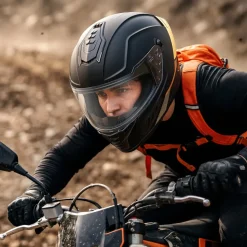 VEVOR Full Face Motorcycle Helmets, Dual-Visor Motorcycle Street Bike Helmet, Lightweight Comfortable Motocross Dirt Bike Helmet for Adults Men and Women - DOT & ECE Approved (M Size)