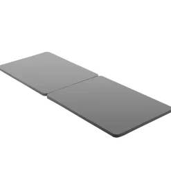 VEVOR Full Size Bunkie Board, 1.5 in Bed Board Slats with 200D Oxford Cloth, Wooden Mattress Support for Full Size Bed, Easy Assembly Support under Mattress, 2 Piece, Gray