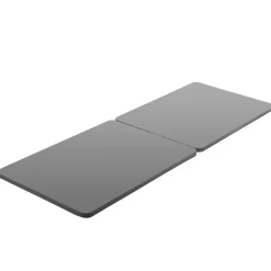 VEVOR Full Size Bunkie Board, 1.5 in Bed Board Slats with 200D Oxford Cloth, Wooden Mattress Support for Full Size Bed, Easy Assembly Support under Mattress, 2 Piece, Gray