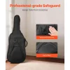 VEVOR 4/4 Full Size Cello Case, Nylon Waterproof, Lightweight Portable Travel Carrying Bag, with Reinforced Handle, Dual Shoulder Straps, Anti-Scratch, Professional Cello-Shape, for Cello, Black
