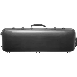 VEVOR 4/4 Full Size Violin Case, Built-in Hygrometer, Lightweight Portable Travel Carrying Bag, with Plush Lining, Shoulder Straps, Anti-Scratch, Professional Oblong Shape, for Violin, Black