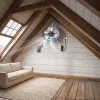 VEVOR Gable Mount Fan, 15 in Gable Attic Vent Exhaust Fan with Thermostat, 1300 CFM Cooling and Ventilation for Home, Garage, Warehouses, Workshops, Carbon Steel Housing with Mounting Bracket, Silver