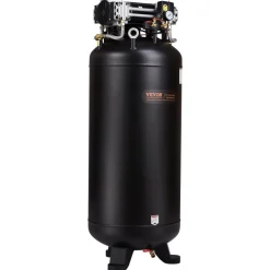 VEVOR 80 Gallon Air Compressor, 6.5HP 15.5SCFM@90 PSI, 145PSI Oil Free Stationary Air Compressor Tank, 86dB Ultra Quiet Compressor for Industrial Manufacturing, Construction Sites, Auto Repair