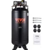 VEVOR 6 Gallon Air Compressor, 1.7HP 2.3CFM@90PSI Portable Pancake Air Compressor & 150PSI Max Pressure, 12-Piece Accessory Kit with 50FT Air Hose for Tire Inflation, Spray Painting, Woodwork Nailing