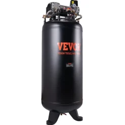 VEVOR 6 Gallon Air Compressor, 1.7HP 2.3CFM@90PSI Portable Pancake Air Compressor & 150PSI Max Pressure, 12-Piece Accessory Kit with 50FT Air Hose for Tire Inflation, Spray Painting, Woodwork Nailing