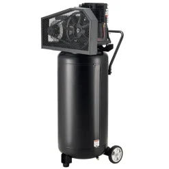 VEVOR 30-Gallon Air Compressor, 2HP 5.3SCFM at 90PSI, Max 125PSI Pressure Oil-Lubricated Air Compressor Tank, Portable on Wheels for Auto Repair, Tire Inflation, Spray Painting, Woodwork Nailing, 120V
