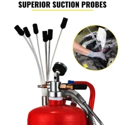 VEVOR 5 Gallon Portable Air Pneumatic Waste Oil Garage Extractor Drain Tank