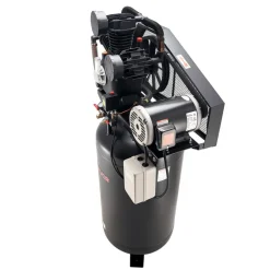 VEVOR 80 Gallons Heavy-Duty Air Compressor, 10HP 17 SCFM at 90PSI Air Compressors Max 175PSI, Oil-Lubricated Compressor Tank for Industrial Manufacturing, Large Workshops (230V 3-Phase, No Plug)