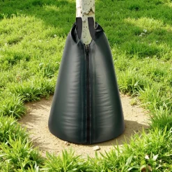 VEVOR 20 Gallon Tree Watering Bags, 4 Pack 3-4 Hours Slow Release Gator Bags for Trees, Heavy Duty PE Tree Drip Irrigation Bag with Zipper, Durable & Reusable Deep Root Shrub Watering Bag