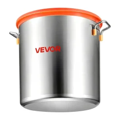 VEVOR 1.5 Gallon Vacuum Chamber, Stainless Steel, Vacuum Degassing Chamber with Tempered Glass Lid, Hose, Air Filter, for Resin Casting, Stabilizing Wood, Degassing Silicone, Epoxies, Essential Oils