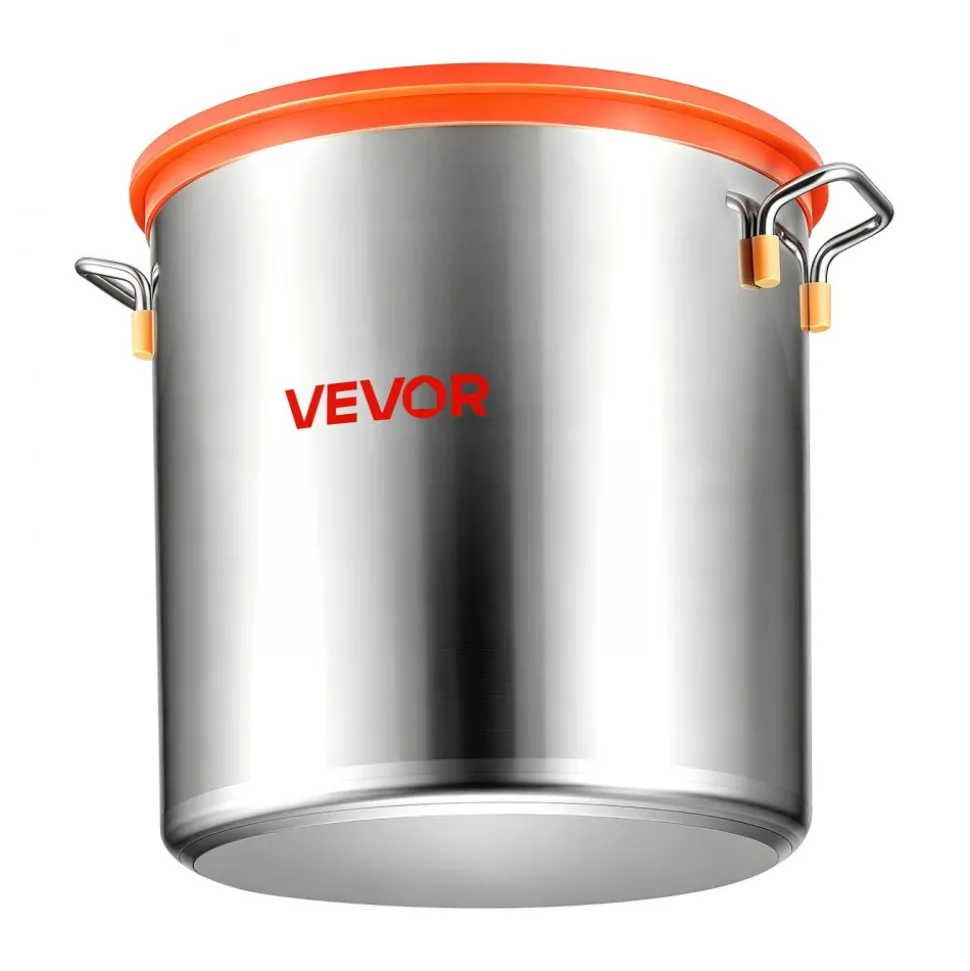 VEVOR 1.5 Gallon Vacuum Chamber, Stainless Steel, Vacuum Degassing Chamber with Tempered Glass Lid, Hose, Air Filter, for Resin Casting, Stabilizing Wood, Degassing Silicone, Epoxies, Essential Oils