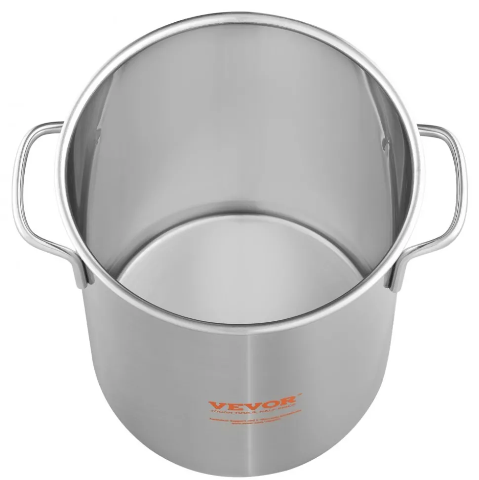VEVOR 5 Gallon Vacuum Chamber, Upgraded Tempered Glass Lid Vacuum Degassing Chamber, 304 Stainless Steel Chamber, for Stabilizing Wood, Resin Degassing, Silicone Degassing and Plaster Degassing