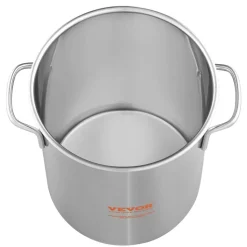 VEVOR 3 Gallon Vacuum Chamber, Upgraded Tempered Glass Lid Vacuum Degassing Chamber, 304 Stainless Steel Chamber, for Stabilizing Wood, Resin Degassing, Silicone Degassing and Plaster Degassing