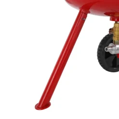 VEVOR 10Gal/40L Sandblaster Equipped with Nozzle Shut-Off Valve Pressure Gauge Ceramic Nozzle 2.5m Hose Filling Funnel Watertrap 6" Rubber Wheels Grit Power Sand Blasters Portable Sandblasting Equipm