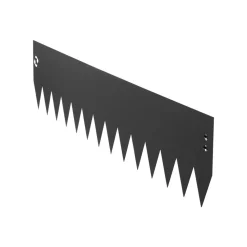 VEVOR Galvanized Steel Landscape Edging, 6-Pack 40 x 8 Inch Metal Edging for Landscaping with 6 Mounting Clips, Bendable Metal Garden Edge Border for Flower Bed, Yard Pathway, Black