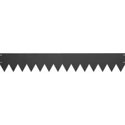 VEVOR Galvanized Steel Landscape Edging, 12-Pack 40 x 8 Inch Metal Edging for Landscaping with 14 Mounting Clips, Heavy Duty Metal Garden Edge Border for Flower Bed, Yard Pathway, Black