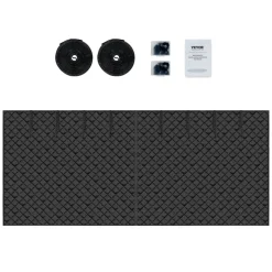 VEVOR Garage Door Screen for Winter, 18x7FT, Garage Door Insulation Kit, Magnetic Thermal Insulated Door Curtain with 300D Oxford Fabric Heavy Duty Weighted Bottom, Easy Assembly for Garage Door