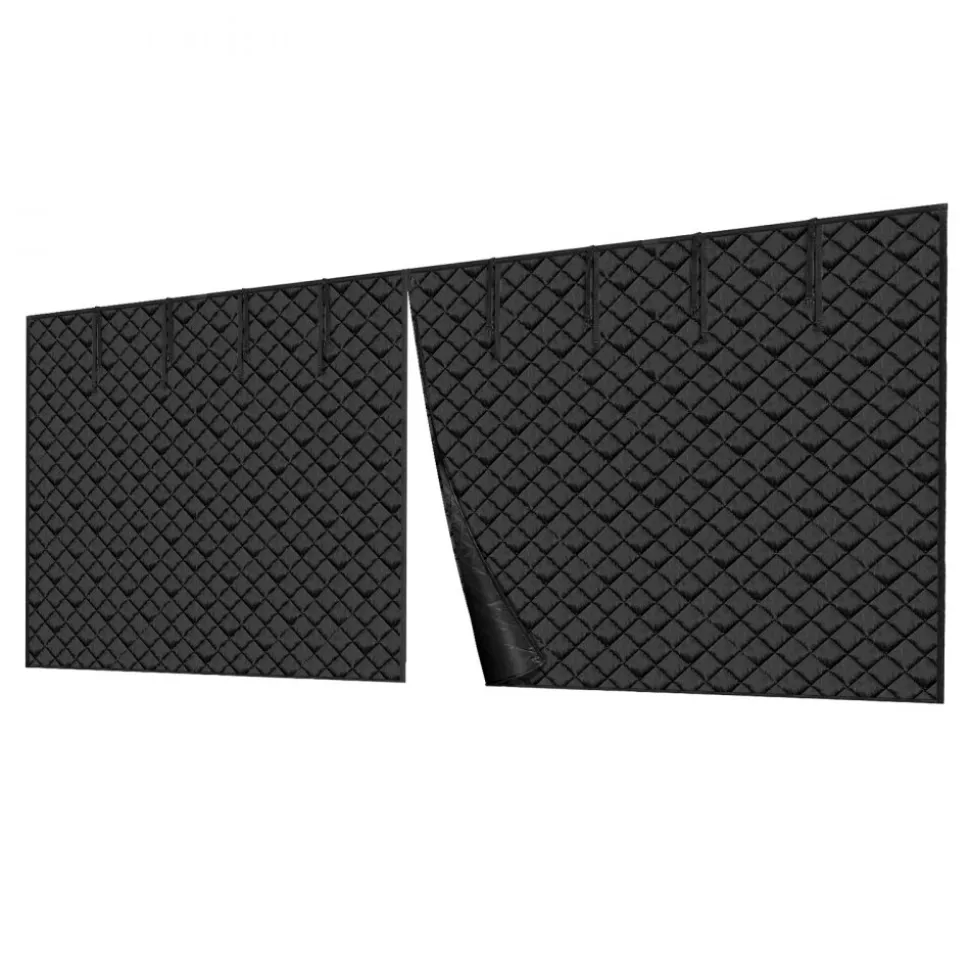 VEVOR Garage Door Screen for Winter, 16x7FT, Garage Door Insulation Kit, Magnetic Thermal Insulated Door Curtain with 300D Oxford Fabric Heavy Duty Weighted Bottom, Easy Assembly for Garage Door