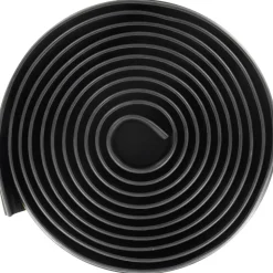 VEVOR Garage Door Threshold Seal Strip, 20 FT Universal Garage Door Floor Seal Strip with Adhesive, Garage Door Bottom Weatherproof Strip, Upgraded Thick PVC DIY Weather Stripping Replacement, Black