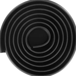 VEVOR Garage Door Threshold Seal Strip, 10 FT Universal Garage Door Floor Seal Strip with Adhesive, Garage Door Bottom Weatherproof Strip, Upgraded Thick PVC DIY Weather Stripping Replacement, Black