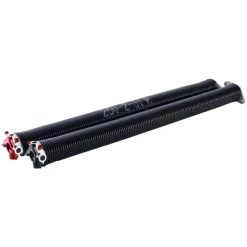VEVOR Garage Door Torsion Springs, Pair of 0.25 x 2 x 31 in, 16000 Cycles, Electrophoresis Black Coated for Replacement, Garage Door Springs with Non-Slip Winding Bars, Gloves and Mounting Wrench