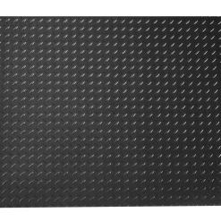 VEVOR Garage Floor Roll, 4 x 20 ft Garage Flooring Mat, 3 mm Thickened Rubber Diamond Plate Floor Protector Mat, Non-Slip, Wear-resist, Waterproof, Easy to Clean for Warehouse, Gyms,Trailer, Black