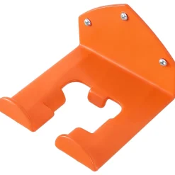 VEVOR Garage Organizer Trimmer Rack 5.9 Inch 2 Pack 180 lbs Total Load, Wall Mount Garden Power Tool Hanger Weed Whackers Holder for Grass/Hedge Trimmer, Leaf Blower, Chainsaw, Garden Tools, Orange