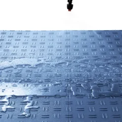 VEVOR Garage Tiles Interlocking, 12 x 12 x 0.53 inch 50 Pack Garage Floor Covering Tiles, Non-Slip Double-Sided Texture Garage Flooring Tiles, for Garages, Basements, Repair Shops, Blue