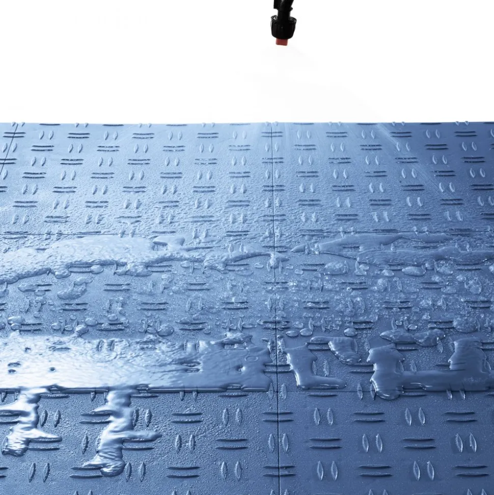 VEVOR Garage Tiles Interlocking, 12 x 12 x 0.53 inch 50 Pack Garage Floor Covering Tiles, Non-Slip Double-Sided Texture Garage Flooring Tiles, for Garages, Basements, Repair Shops, Blue