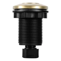 VEVOR Garbage Disposal Air Switch Kit, 2.5" Sink Top Air Switch for Food Waste Disposal, Brushed Gold Stainless Steel ON/OFF Air Button for Waste Disposer - Suitable for Stainless Steel Countertops