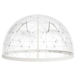 VEVOR Garden Dome Igloo, 15 x 9.5 ft Outdoor Clear Bubble Tent for 10-14 Person, Weatherproof Geodesic Dome Greenhouse with Window, PVC Igloo Tent for Backyard Patios Camping Party Wedding