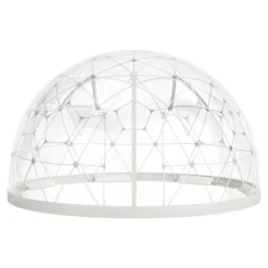 VEVOR Garden Dome Igloo, 12 x 7.2 ft Outdoor Clear Bubble Tent for 4-7 Person, Weatherproof Geodesic Dome Greenhouse with Window, PVC Igloo Tent for Backyard Patios Camping Party Wedding