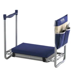 VEVOR Garden Kneeler and Seat, 11 in Wide Thick Kneeling Pad, Heavy Duty Garden Kneeling Stool, Folding Garden Seat with 1 Tool Bag, Relieve Knee & Back Pain, Non-Slip Garden Bench for Grandparents