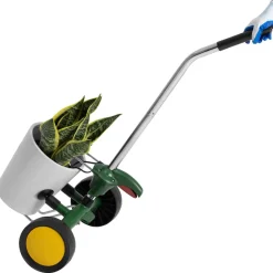 VEVOR Garden Pot Mover, Heavy Duty Plant Dolly Cart with Adjustable Grabbing Arm, Max 143 LBS Weight Capacity, Potted Plant Mover Dolly with Suction Cup and Secure Lock, Fits for Indoor & Outdoor Use