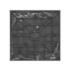VEVOR Garden Stepping Stones, 4Pcs 15.5 x 15.5 in, Decorative Stepping Stones with Stakes, Weather-Resistant Plastic Pathway Pavers, Smooth Surface, Outdoor Walkway for Lawn Patio Landscape, Grey