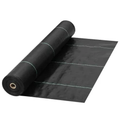 VEVOR Garden Weed Barrier Fabric, 5.8 OZ Heavy Duty Landscape Fabric, 4ft x 100ft Weed Block Control for Garden Ground Cover, Woven Geotextile Fabric for Landscaping, Gardening, Underlayment, Black