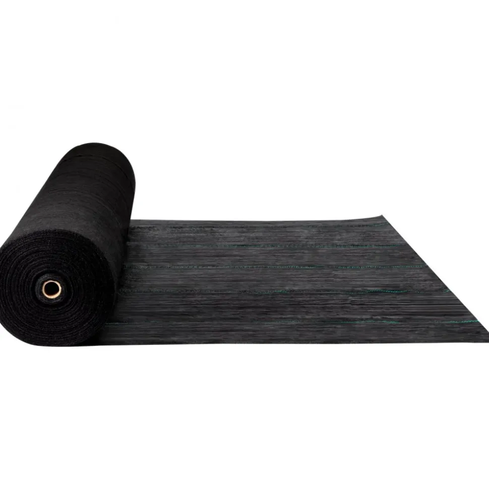 VEVOR Garden Weed Barrier Fabric, 5.8 OZ Heavy Duty Landscape Fabric, 4ft x 100ft Weed Block Control for Garden Ground Cover, Woven Geotextile Fabric for Landscaping, Gardening, Underlayment, Black
