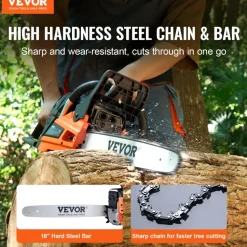 VEVOR Gas Chainsaw, 52CC 18