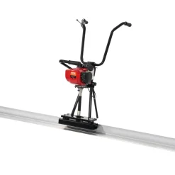 VEVOR Gas Concrete Power Screed, 8ft Aluminum Board Straight Edge Bar Set, 4 Stroke Cement Finishing Vibrating Motor with Height Adjustable Handles, High Efficient Concrete Tools 6500RPM