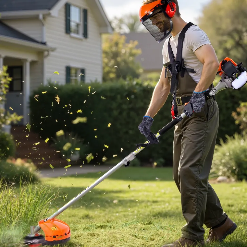 VEVOR Gas Hedge Trimmer, 2 Cycle Gas Power Handheld Trimmer, 6-in-1 26cc Weed Eater with Extension Pole & Protective Gear Set, Includes Hedge & String Trimmer, Brush Cutter(3T & 40T), Edger, Pole Saw