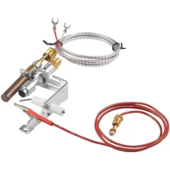 VEVOR Gas Pilot Assembly, OE 103779-01, PP231, NG8218 Fireplace Natural Gas Ignition Replacement, Compatible with CIVF-25, CIVF-25CF, VFH-33M, VFH-33R, VFH-33T, VFHS-20R, VFSR-16, VFSR-18 Models